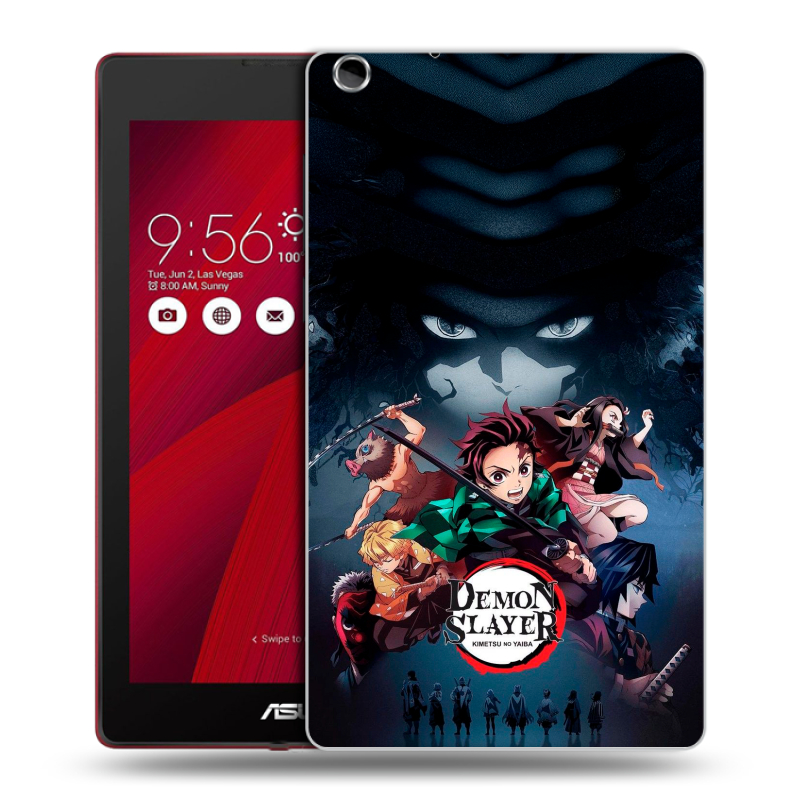 Силиконовый чехол на ASUS ZenPad C 7.0 с принтом Demon Slayer Клинок рассекающий демонов Силиконовый чехол на ASUS ZenPad C 7.0 с принтом Demon Slayer Клинок рассекающий демонов