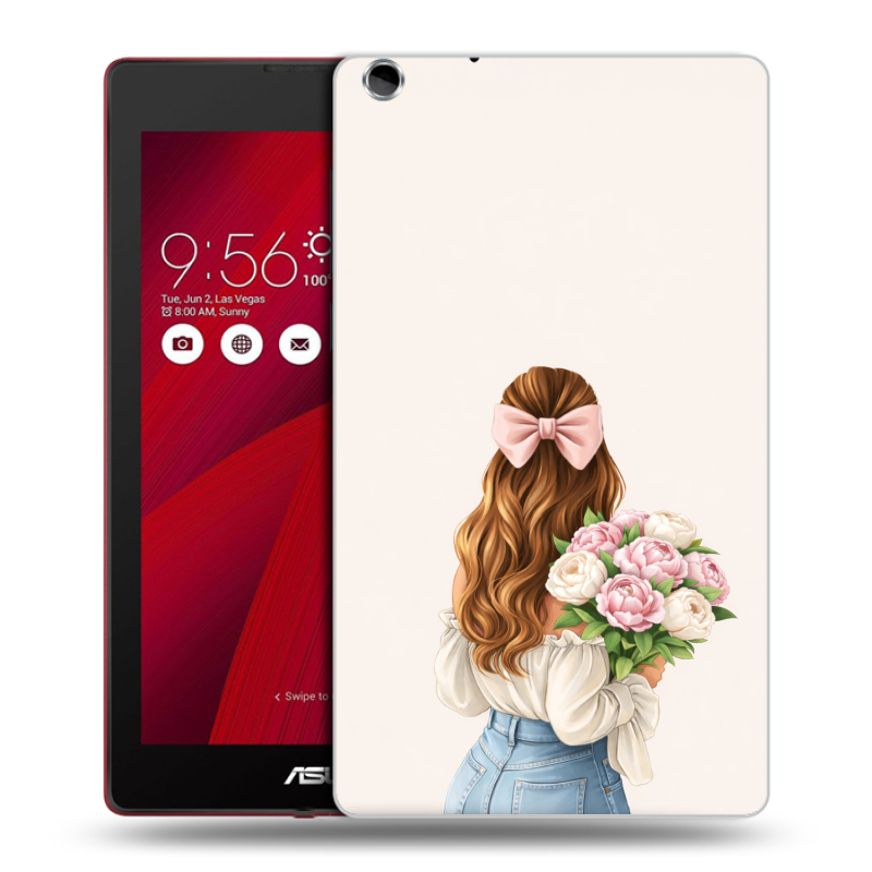 Силиконовый чехол на ASUS ZenPad C 7.0 с принтом женский Силиконовый чехол на ASUS ZenPad C 7.0 с принтом женский
