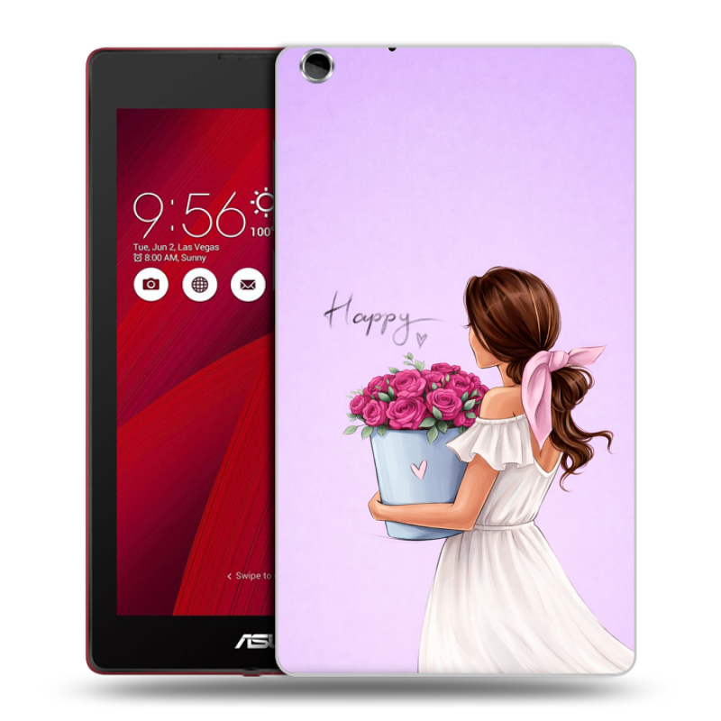 Силиконовый чехол на ASUS ZenPad C 7.0 с принтом женский Силиконовый чехол на ASUS ZenPad C 7.0 с принтом женский