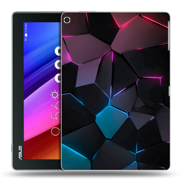 Силиконовый чехол на планшета ASUS ZenPad 10 с принтом Геометрия неона Силиконовый чехол на планшета ASUS ZenPad 10 с принтом Геометрия неона