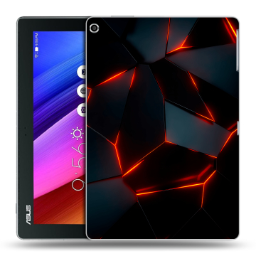 Силиконовый чехол на планшета ASUS ZenPad 10 с принтом Яркие абстракции Силиконовый чехол на планшета ASUS ZenPad 10 с принтом Яркие абстракции