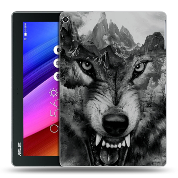 Силиконовый чехол на ASUS ZenPad 10 с принтом Волк Силиконовый чехол на ASUS ZenPad 10 с принтом Волк