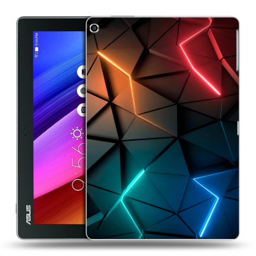 Силиконовый чехол на ASUS ZenPad 10 с принтом Абстракция неон Силиконовый чехол на ASUS ZenPad 10 с принтом Абстракция неон