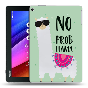 Силиконовый чехол на планшета ASUS ZenPad 10 с принтом Лама Силиконовый чехол на планшета ASUS ZenPad 10 с принтом Лама