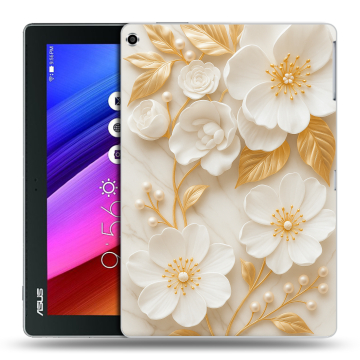 Силиконовый чехол на ASUS ZenPad 10 с принтом Цветы Силиконовый чехол на ASUS ZenPad 10 с принтом Цветы