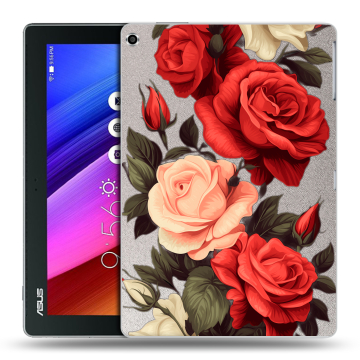 Силиконовый чехол на ASUS ZenPad 10 с принтом Розы Силиконовый чехол на ASUS ZenPad 10 с принтом Розы