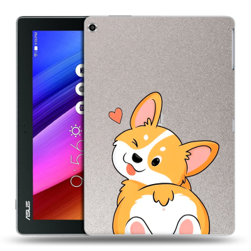 Силиконовый чехол на ASUS ZenPad 10 с принтом Корги Силиконовый чехол на ASUS ZenPad 10 с принтом Корги