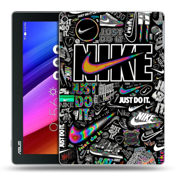 Силиконовый чехол на ASUS ZenPad 10 с принтом Найк