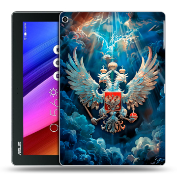 Силиконовый чехол на ASUS ZenPad 10 с принтом Герб флаг России Силиконовый чехол на ASUS ZenPad 10 с принтом Герб флаг России