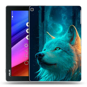 Силиконовый чехол на ASUS ZenPad 10 с принтом бабочки саккура