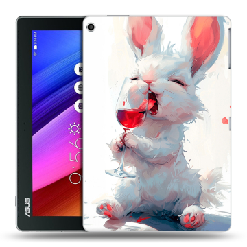 Силиконовый чехол на ASUS ZenPad 10 с принтом кролик зайчик Силиконовый чехол на ASUS ZenPad 10 с принтом кролик зайчик