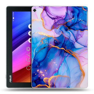 Силиконовый чехол на ASUS ZenPad 10 с принтом синий мрамор Силиконовый чехол на ASUS ZenPad 10 с принтом синий мрамор