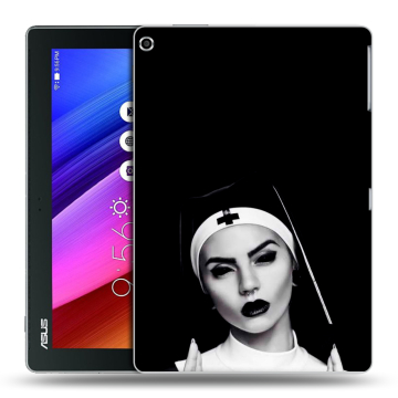 Силиконовый чехол на ASUS ZenPad 10 с принтом монашка Силиконовый чехол на ASUS ZenPad 10 с принтом монашка