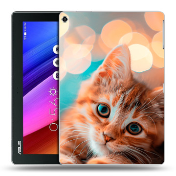 Силиконовый чехол на ASUS ZenPad 10 с принтом котик Силиконовый чехол на ASUS ZenPad 10 с принтом котик