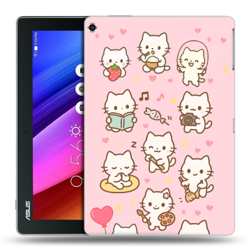 Силиконовый чехол на ASUS ZenPad 10 с принтом Hello Kitty Хелоу Кити Силиконовый чехол на ASUS ZenPad 10 с принтом Hello Kitty Хелоу Кити