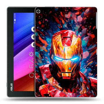 Силиконовый чехол на ASUS ZenPad 10 с принтом Железный человек Ironman Силиконовый чехол на ASUS ZenPad 10 с принтом Железный человек Ironman