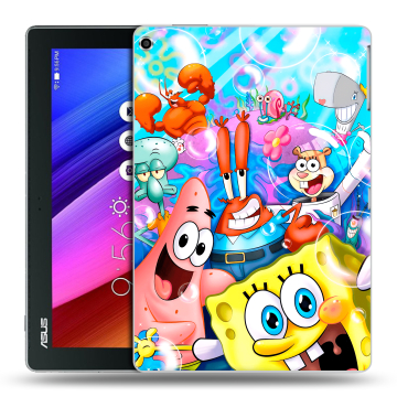 Силиконовый чехол на ASUS ZenPad 10 с принтом спанчбоб спанч боб Силиконовый чехол на ASUS ZenPad 10 с принтом спанчбоб спанч боб