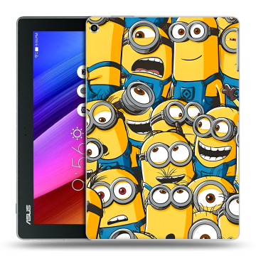 Силиконовый чехол на ASUS ZenPad 10 с принтом Миньоны Силиконовый чехол на ASUS ZenPad 10 с принтом Миньоны