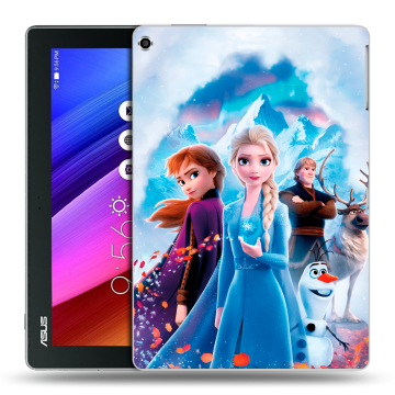 Силиконовый чехол на ASUS ZenPad 10 с принтом Холодное сердце Frozen Силиконовый чехол на ASUS ZenPad 10 с принтом Холодное сердце Frozen