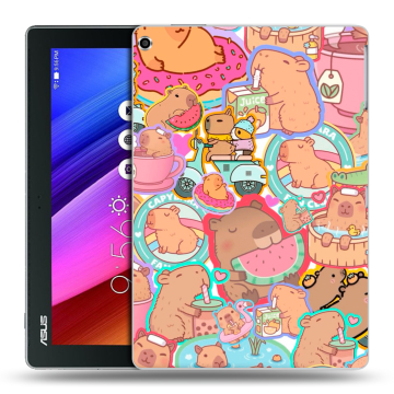 Силиконовый чехол на ASUS ZenPad 10 с принтом капибары Силиконовый чехол на ASUS ZenPad 10 с принтом капибары