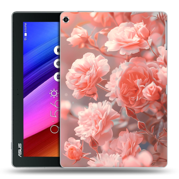 Силиконовый чехол на ASUS ZenPad 10 с принтом Розы цветы Силиконовый чехол на ASUS ZenPad 10 с принтом Розы цветы