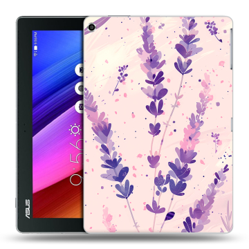 Силиконовый чехол на ASUS ZenPad 10 с принтом цветы лаванда Силиконовый чехол на ASUS ZenPad 10 с принтом цветы лаванда