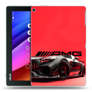 Силиконовый чехол на ASUS ZenPad 10 с принтом Мерседес Mercedes AMG