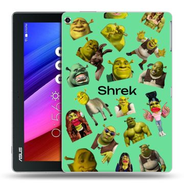 Силиконовый чехол на ASUS ZenPad 10 с принтом Шрек Shrek