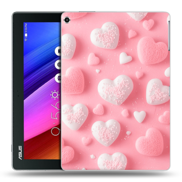 Силиконовый чехол на ASUS ZenPad 10 с принтом Сердечки Силиконовый чехол на ASUS ZenPad 10 с принтом Сердечки