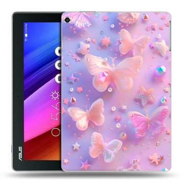 Силиконовый чехол на ASUS ZenPad 10 с принтом Бабочки Силиконовый чехол на ASUS ZenPad 10 с принтом Бабочки