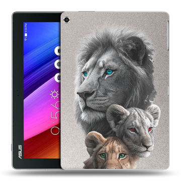 Силиконовый чехол на ASUS ZenPad 10 с принтом Львы