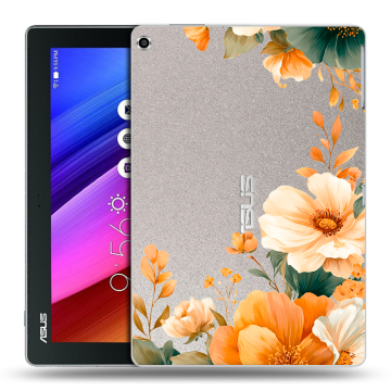 Силиконовый чехол на ASUS ZenPad 10 с принтом Цветы принт