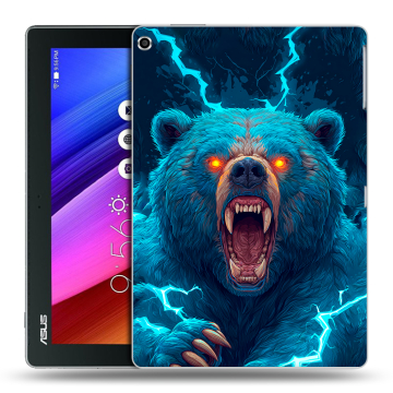 Силиконовый чехол на ASUS ZenPad 10 с принтом Медведь