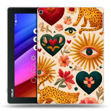 Силиконовый чехол на ASUS ZenPad 10 с принтом Модный принт