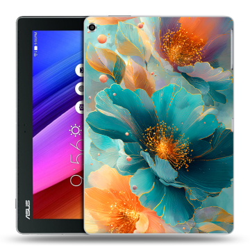 Силиконовый чехол на ASUS ZenPad 10 с принтом Цветы