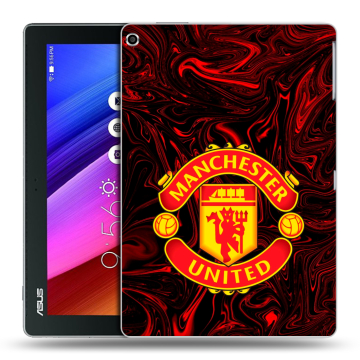 Силиконовый чехол на ASUS ZenPad 10 с принтом Manchester United