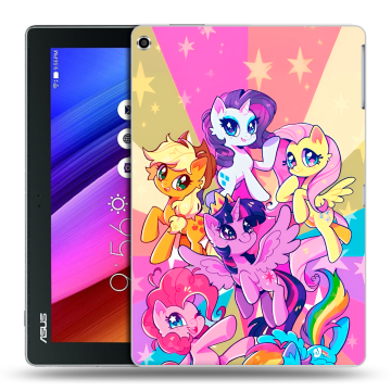 Силиконовый чехол на ASUS ZenPad 10 с принтом My little pony Дружба чудо Силиконовый чехол на ASUS ZenPad 10 с принтом My little pony Дружба чудо