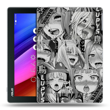 Силиконовый чехол на ASUS ZenPad 10 с принтом Ahegao Ахегао Аниме