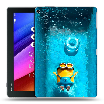 Силиконовый чехол на ASUS ZenPad 10 с принтом Миньоны