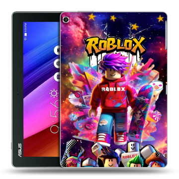 Силиконовый чехол на ASUS ZenPad 10 с принтом Roblox Роблокс