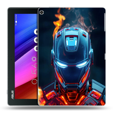 Силиконовый чехол на ASUS ZenPad 10 с принтом IronMan Железный человек