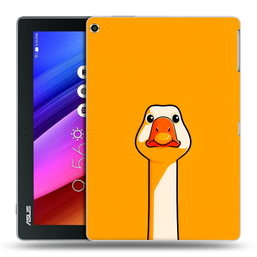 Силиконовый чехол на ASUS ZenPad 10 с принтом Смешная утка