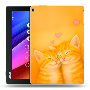 Силиконовый чехол на ASUS ZenPad 10 с принтом Милые котята Силиконовый чехол на ASUS ZenPad 10 с принтом Милые котята