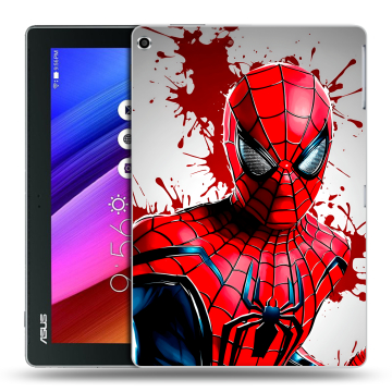 Силиконовый чехол на ASUS ZenPad 10 с принтом Spiderman Человек паук Силиконовый чехол на ASUS ZenPad 10 с принтом Spiderman Человек паук