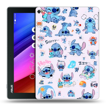 Силиконовый чехол на ASUS ZenPad 10 с принтом Лило и Стич Силиконовый чехол на ASUS ZenPad 10 с принтом Лило и Стич