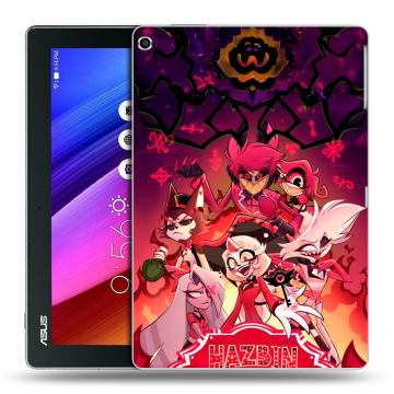 Силиконовый чехол на ASUS ZenPad 10 с принтом Hazbin Hotel Отель Хазбин Силиконовый чехол на ASUS ZenPad 10 с принтом Hazbin Hotel Отель Хазбин