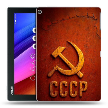 Силиконовый чехол на ASUS ZenPad 10 с принтом Флаг Герб СССР Силиконовый чехол на ASUS ZenPad 10 с принтом Флаг Герб СССР