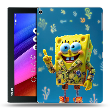 Силиконовый чехол на ASUS ZenPad 10 с принтом Спанч боб Спанчбоб Силиконовый чехол на ASUS ZenPad 10 с принтом Спанч боб Спанчбоб