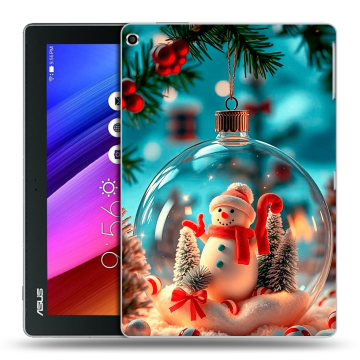 Силиконовый чехол на ASUS ZenPad 10 с принтом Новый год