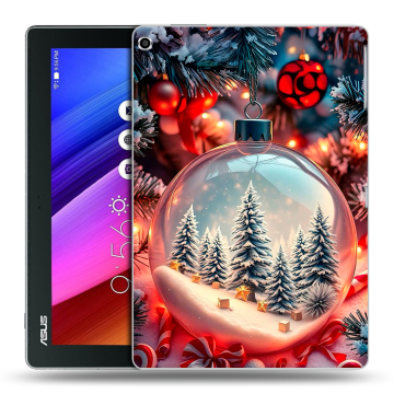 Силиконовый чехол на ASUS ZenPad 10 с принтом Новый год
